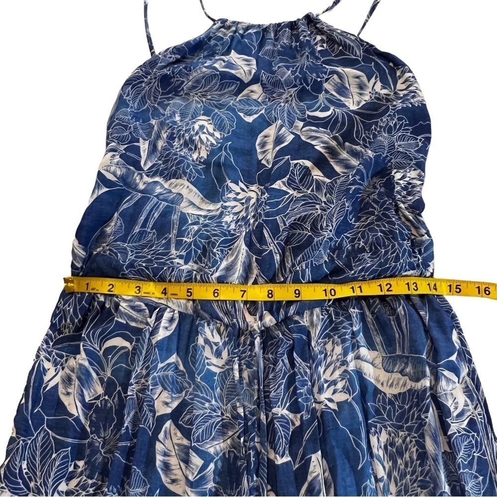 NWT Maaji Floral Print Cover Up Jumpsuit Blue M Beacheear Swim Coastal Printed - Picture 15 of 16